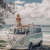 Volkswagen Kombi Hire for photoshoots, weddings and formals in Byron Bay