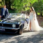 1970 Ford Mustang car hire for wedding on the Sunshine Coast