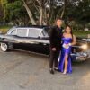 1958 Cadillac Fleetwood 75 car hire Gold Coast for school formals